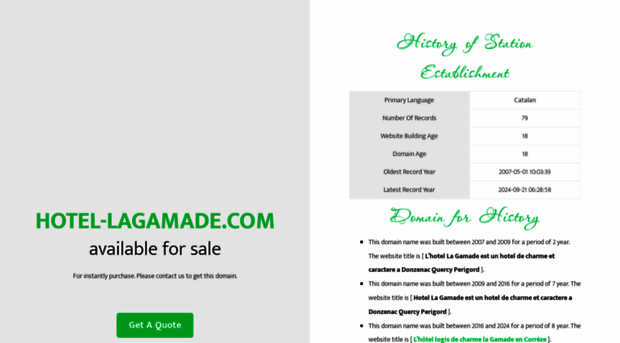 hotel-lagamade.com