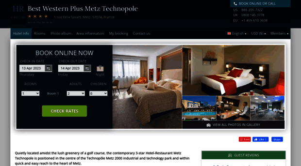 hotel-metz-technopole.h-rez.com