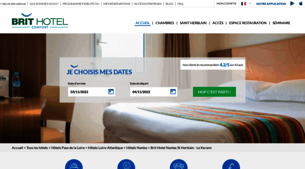 hotel-nantes-saint-herblain.brithotel.fr