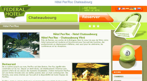 hotel-pen-roc-chateaubourg-vitre.federal-hotel.com