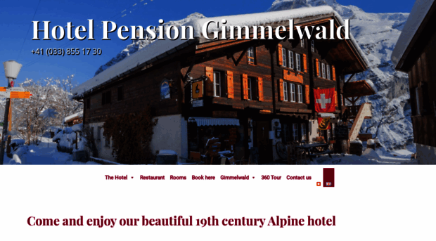 hotel-pensiongimmelwald.ch