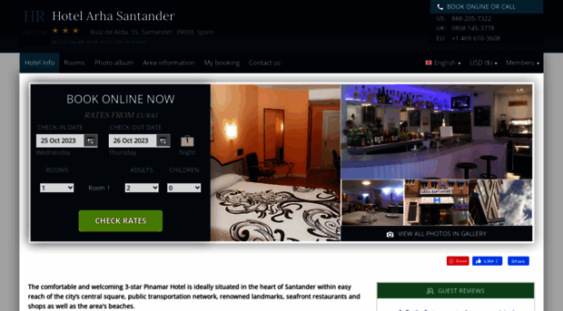 hotel-pinamar-santander.h-rez.com