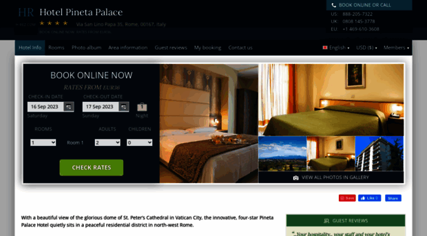 hotel-pineta-palace-rome.h-rez.com