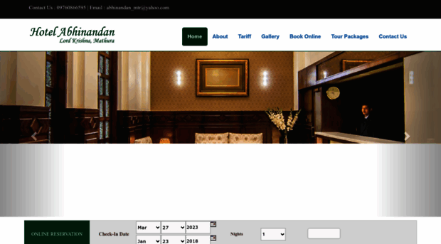 hotelabhinandan.com