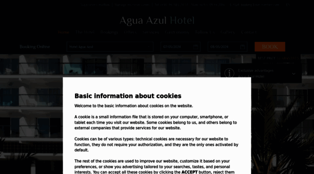 hotelaguazul.com