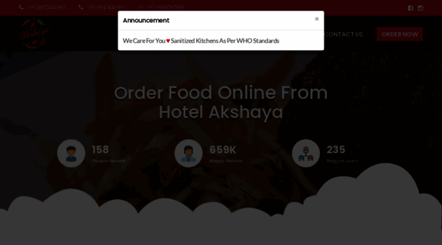 hotelakshaya.com