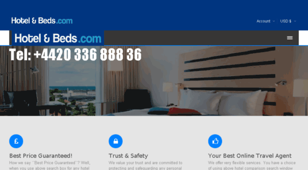 hotelandbeds.com