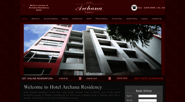 hotelarchanaresidency.com
