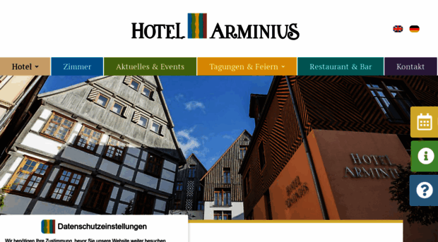 hotelarminius.de