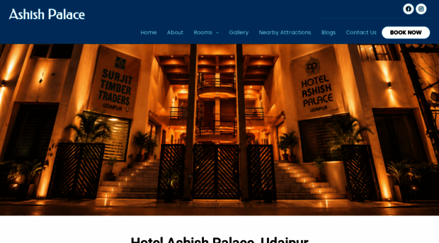 hotelashishpalace.com