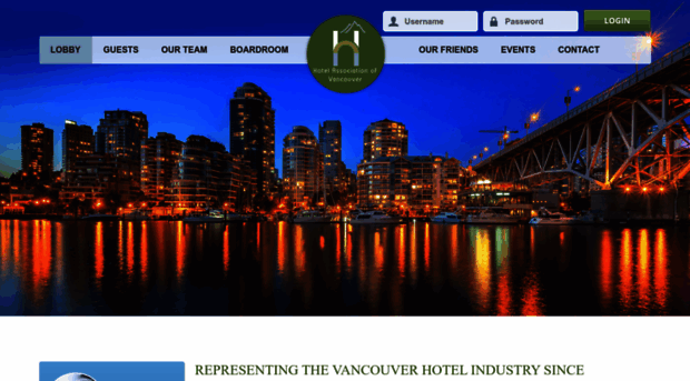 hotelassociationofvancouver.com