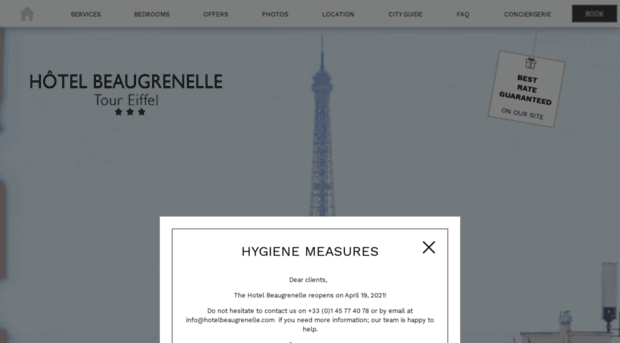 hotelbeaugrenelle.com