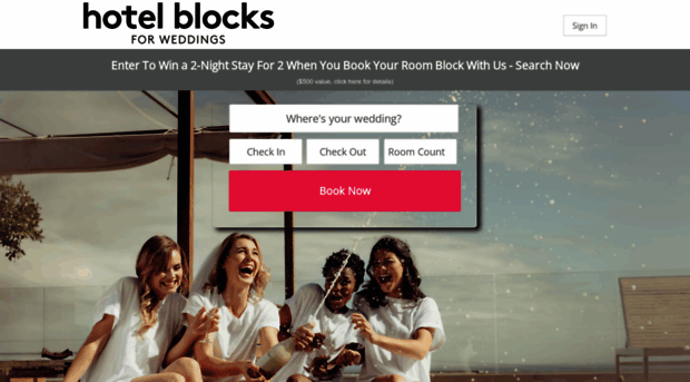 hotelblocksforweddings.com