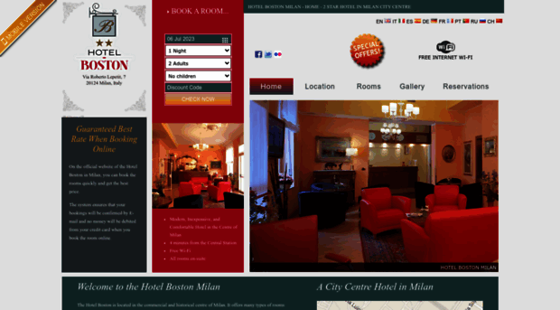 hotelbostonmilan.com