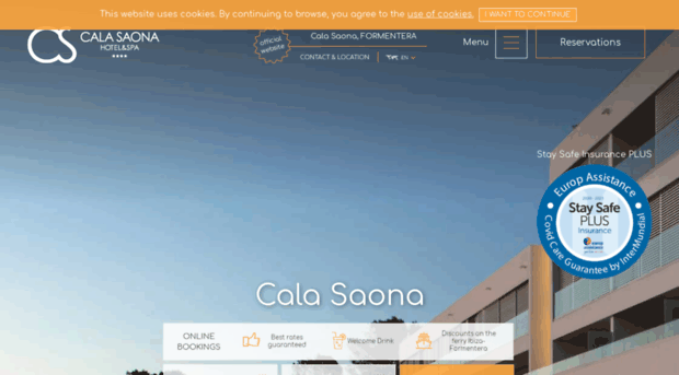 hotelcalasaona.com