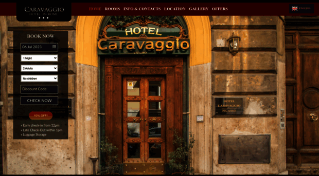 hotelcaravaggiorome.com