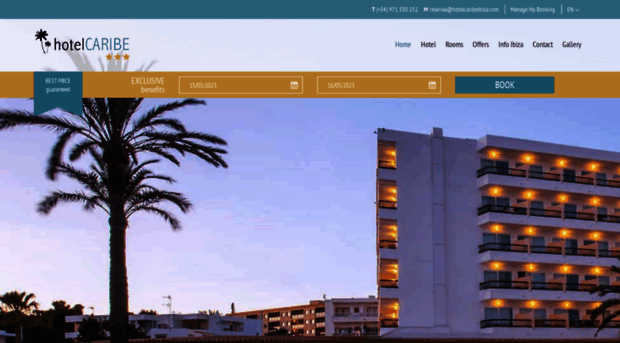 hotelcaribeibiza.com