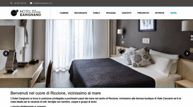 hotelcarignano.com