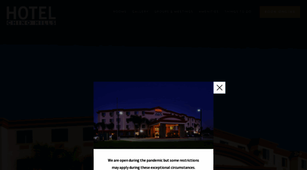 hotelchinohills.com