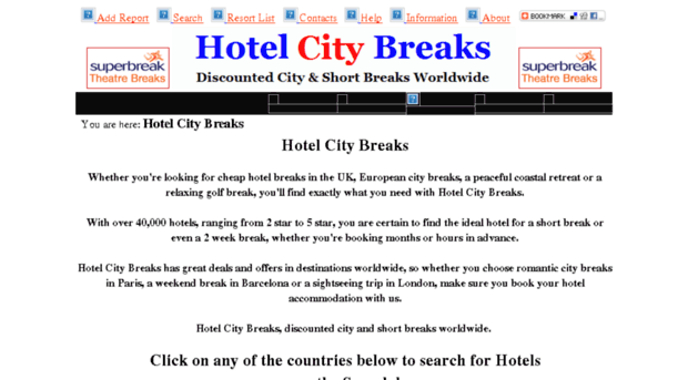 hotelcitybreaks.com