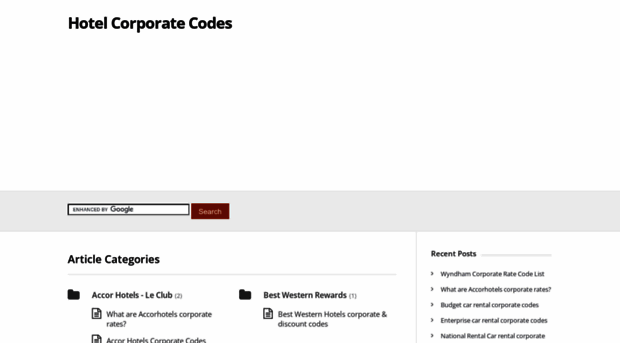 hotelcorporatecodes.com