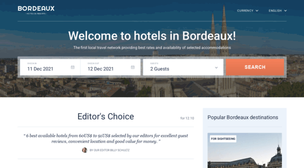 hoteldebordeaux.net