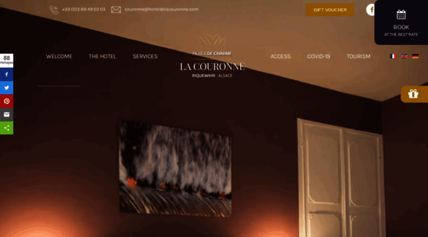 hoteldelacouronne.com