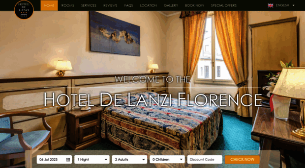 hoteldelanziflorence.com