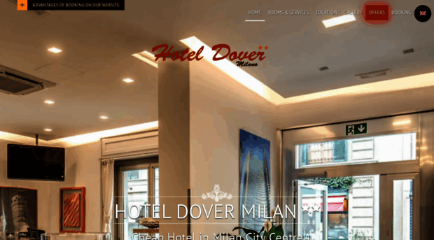 hoteldovermilan.com