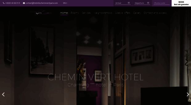 hotelducheminvertparis.com