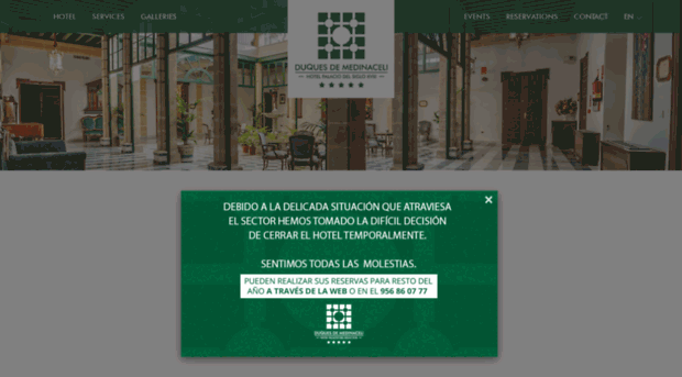 hotelduquesdemedinaceli.com