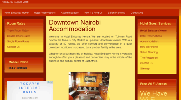 hotelembassy-kenya.com