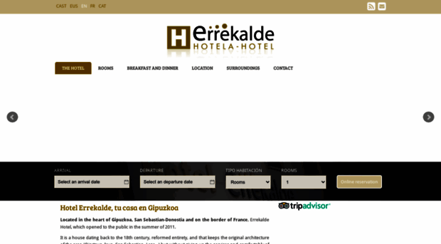 hotelerrekalde.com