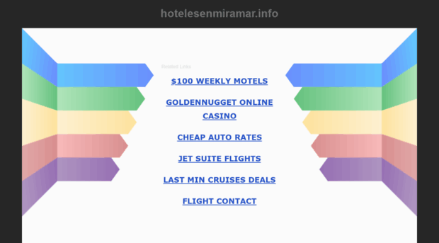 hotelesenmiramar.info