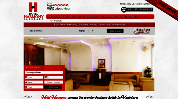 hotelharmonyvadodara.com