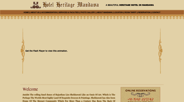 hotelheritagemandawa.com