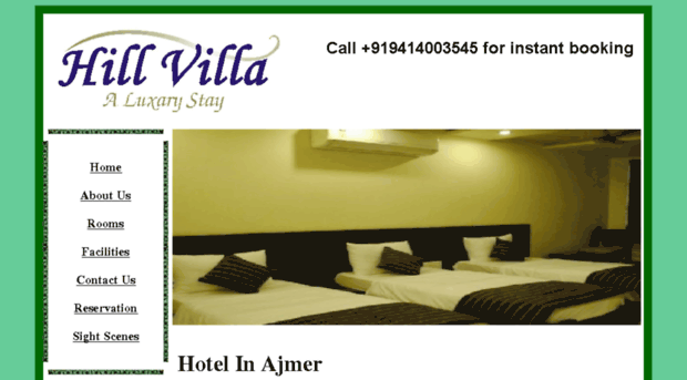 hotelhillvillaajmer.in