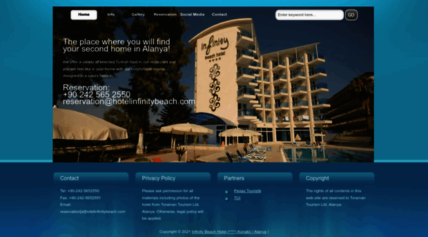 hotelinfinitybeach.com