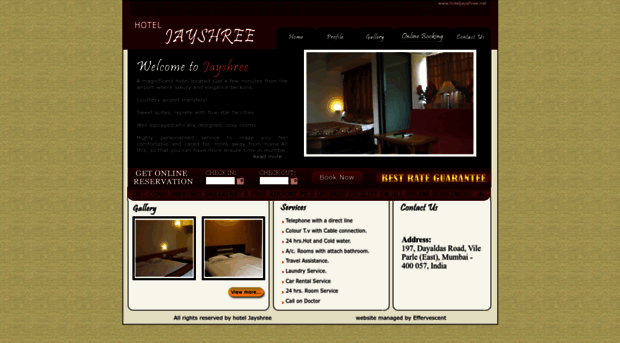 hoteljayshree.net