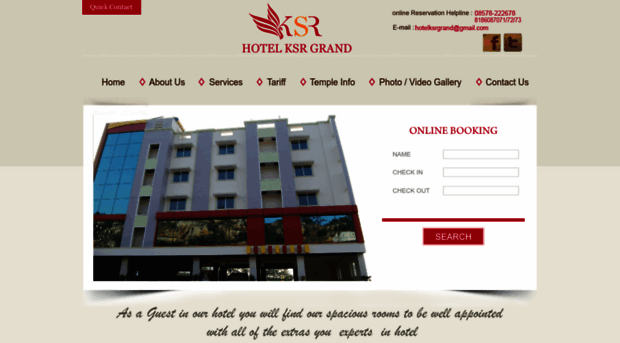 hotelksrgrand.com