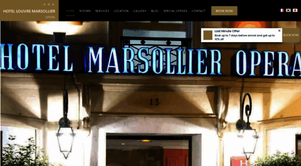 hotellouvremarsollier.com