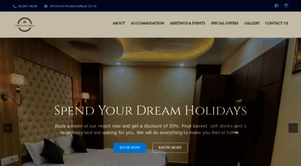 hotelmaharaja.co.in