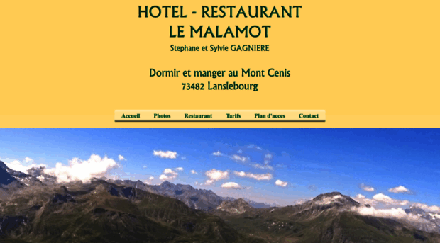 hotelmalamotmontcenis.fr