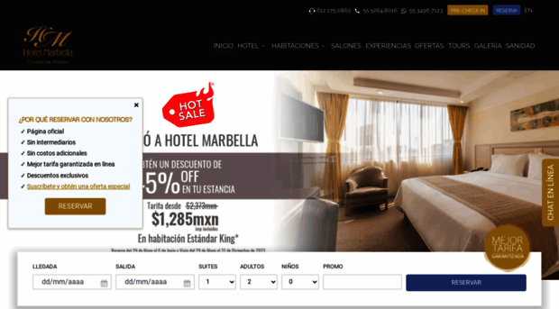 hotelmarbellamexico.com