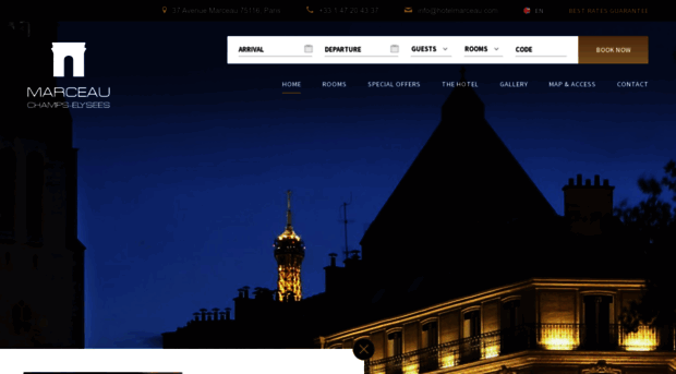 hotelmarceau.com