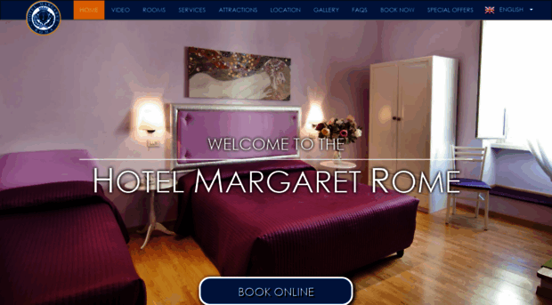 hotelmargaretrome.com