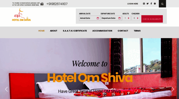 hotelomshiva.com