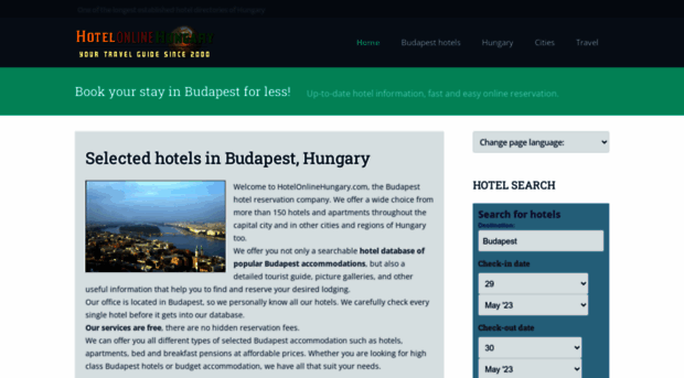 hotelonlinehungary.com