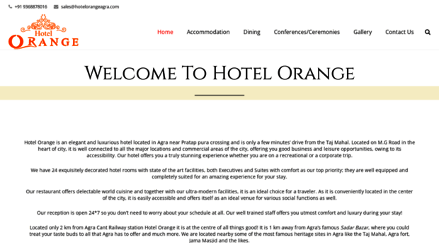 hotelorangeagra.com