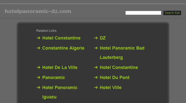 hotelpanoramic-dz.com